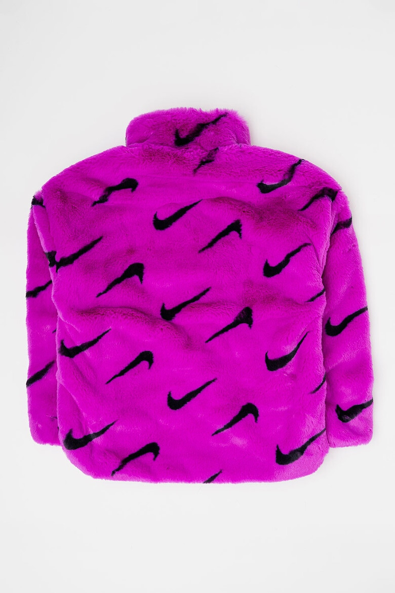 Nike Яке с еко пух и лого - Pepit.bg