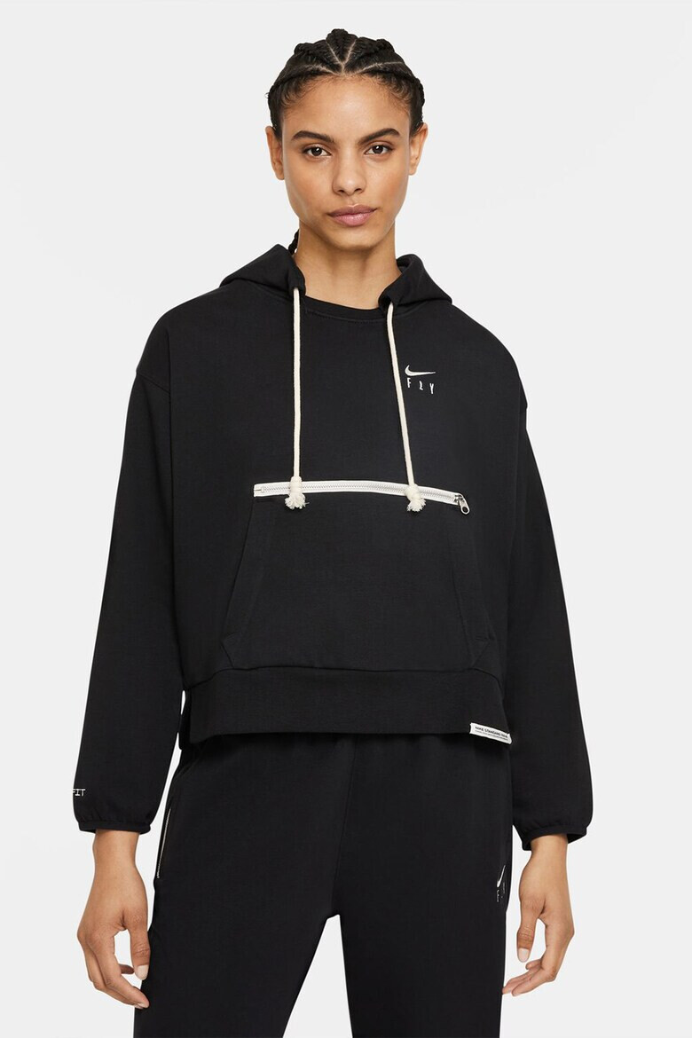 Nike Худи Dri-FIT Swoosh Fly Standard Issue с връзки - Pepit.bg