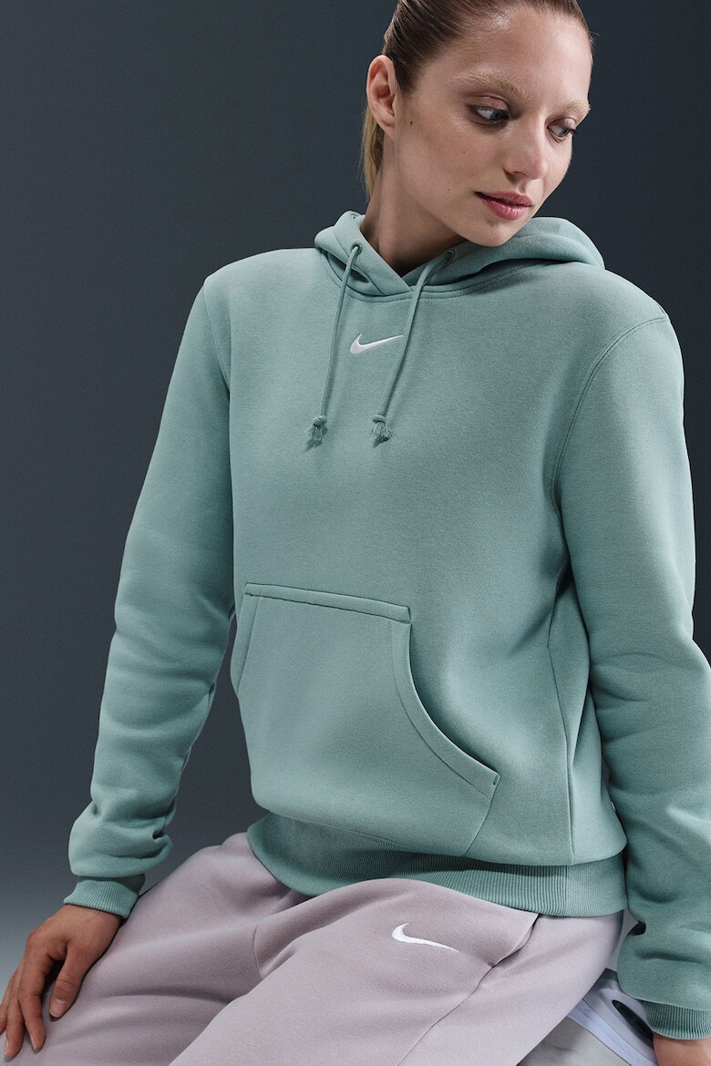 Nike Худи Phoenix с джоб кенгуру - Персийско зелено - Pepit.bg