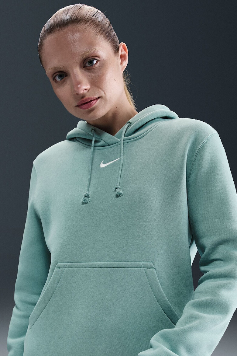 Nike Худи Phoenix с джоб кенгуру - Персийско зелено - Pepit.bg