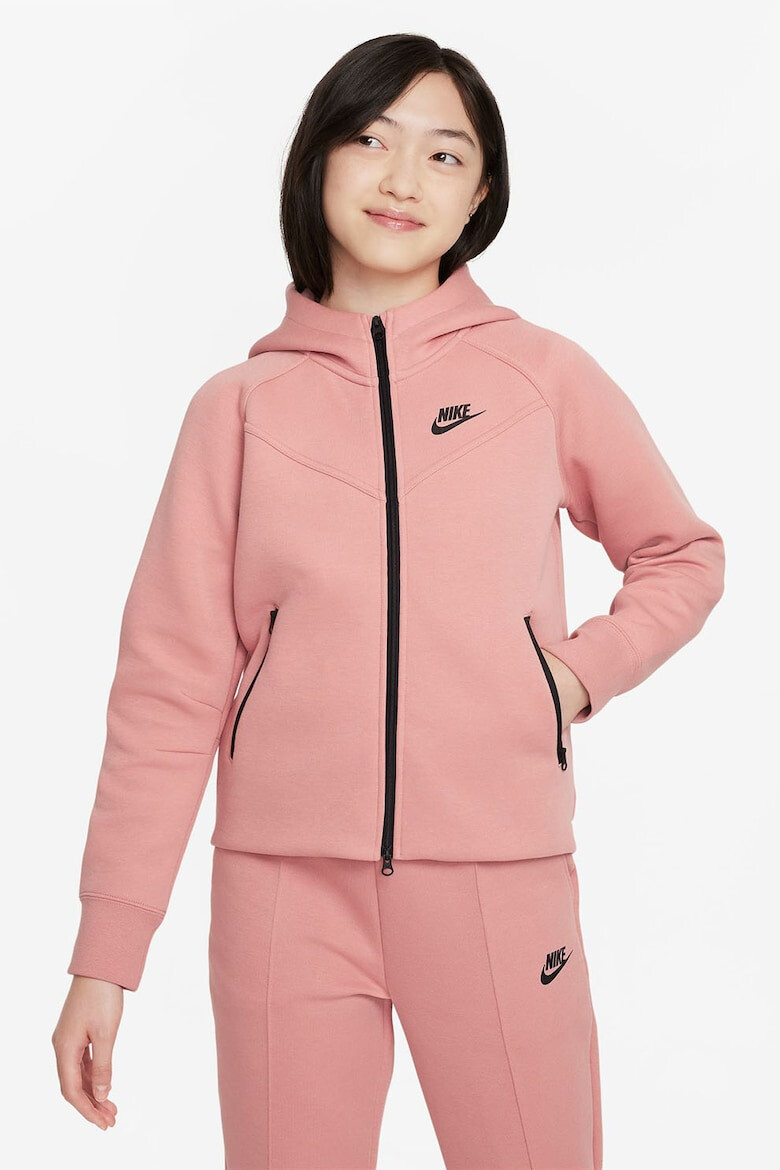 Nike Худи с джобове с цип - Pepit.bg