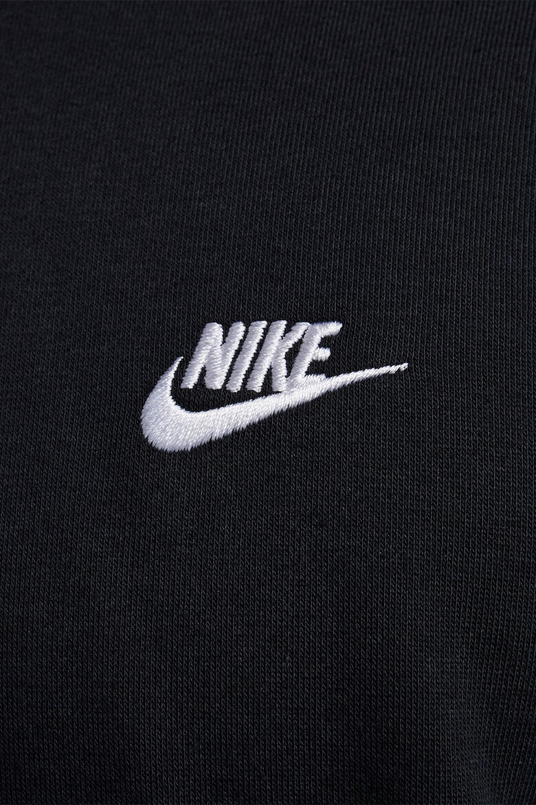 Nike Худи с памук и лого - Черен - Pepit.bg