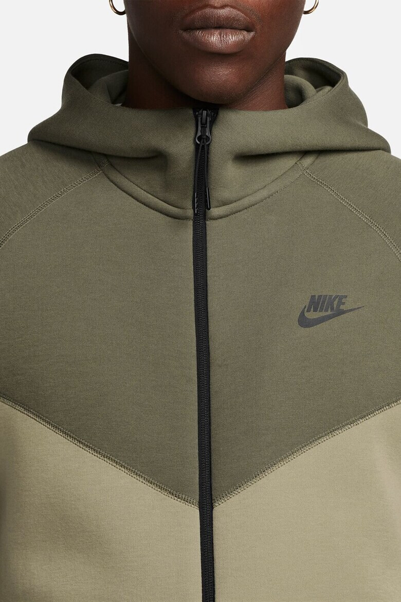 Nike Худи с памук с цип - Pepit.bg