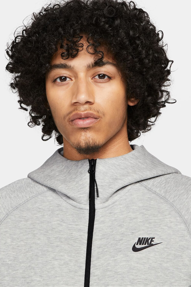 Nike Худи с памук с цип - Pepit.bg