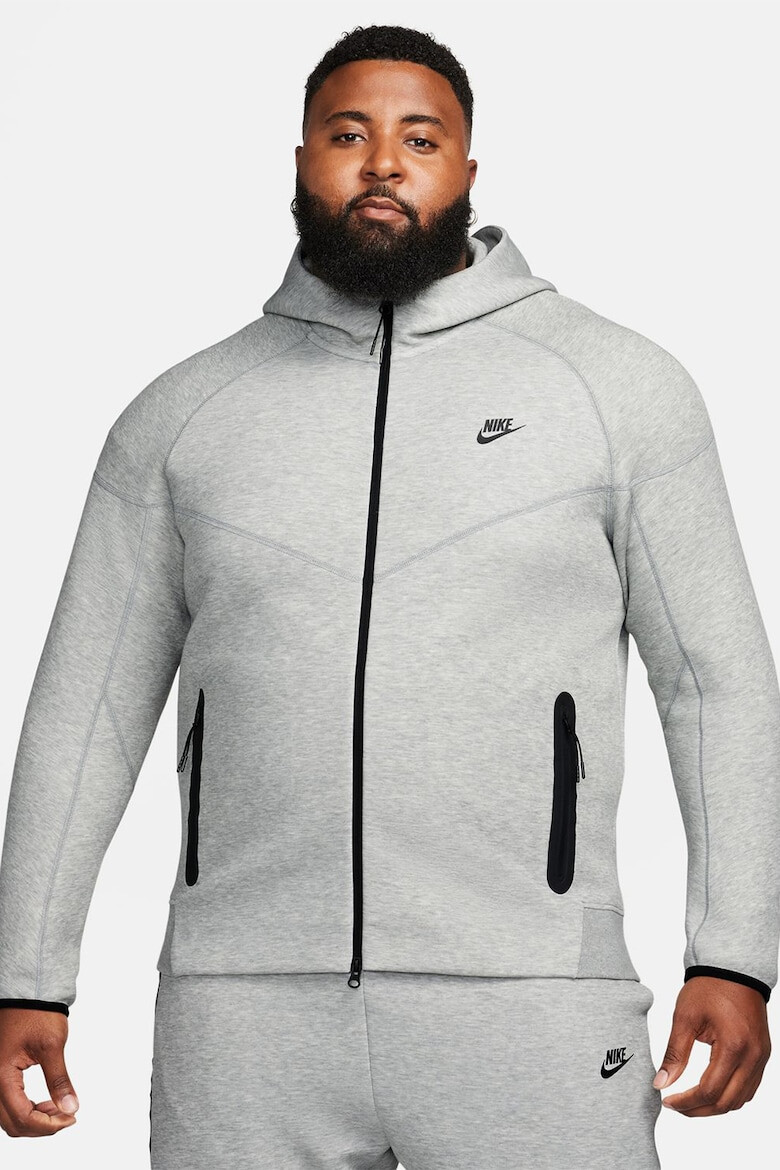 Nike Худи с памук с цип - Pepit.bg