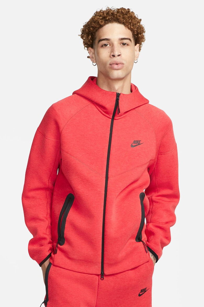 Nike Худи с памук с цип - Pepit.bg