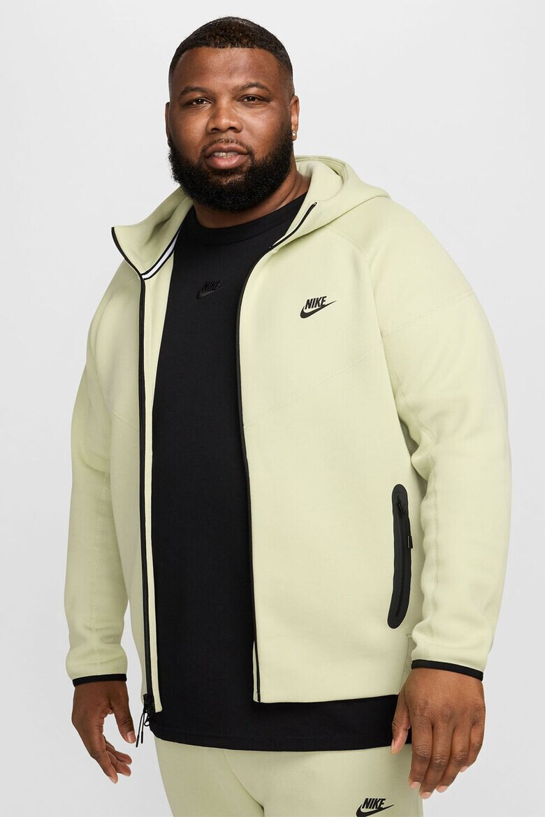 Nike Худи с памук с цип - Pepit.bg