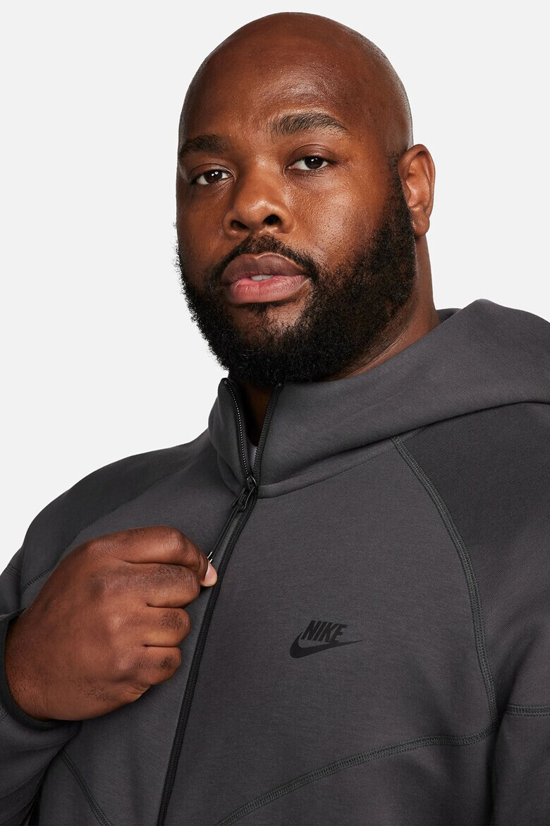 Nike Худи с памук с цип - Pepit.bg