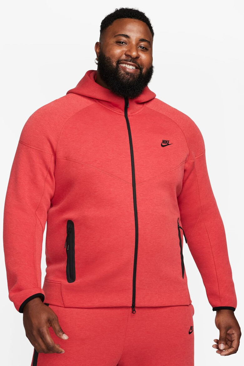 Nike Худи с памук с цип - Pepit.bg