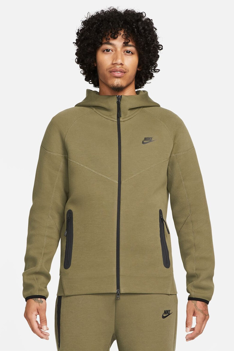 Nike Худи с памук с цип - Pepit.bg