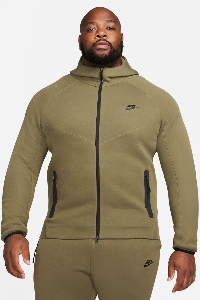 Nike Худи с памук с цип - Pepit.bg