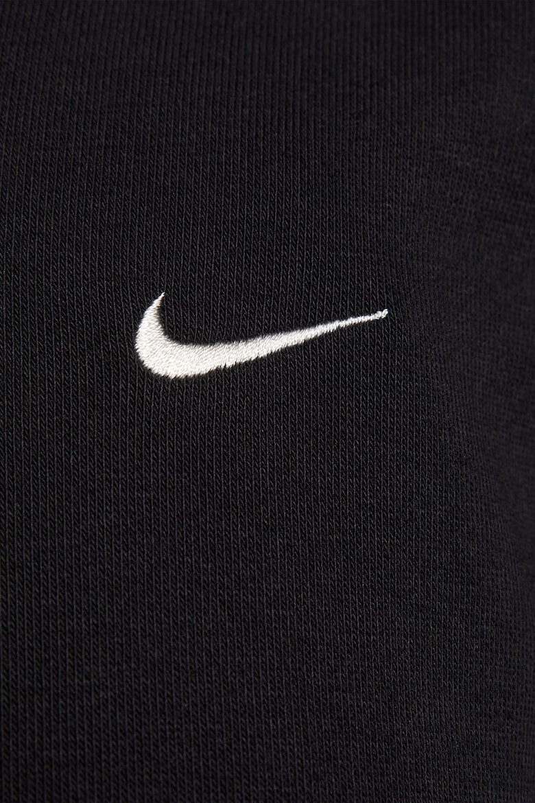 Nike Худи с памук с цип - Черен - Pepit.bg