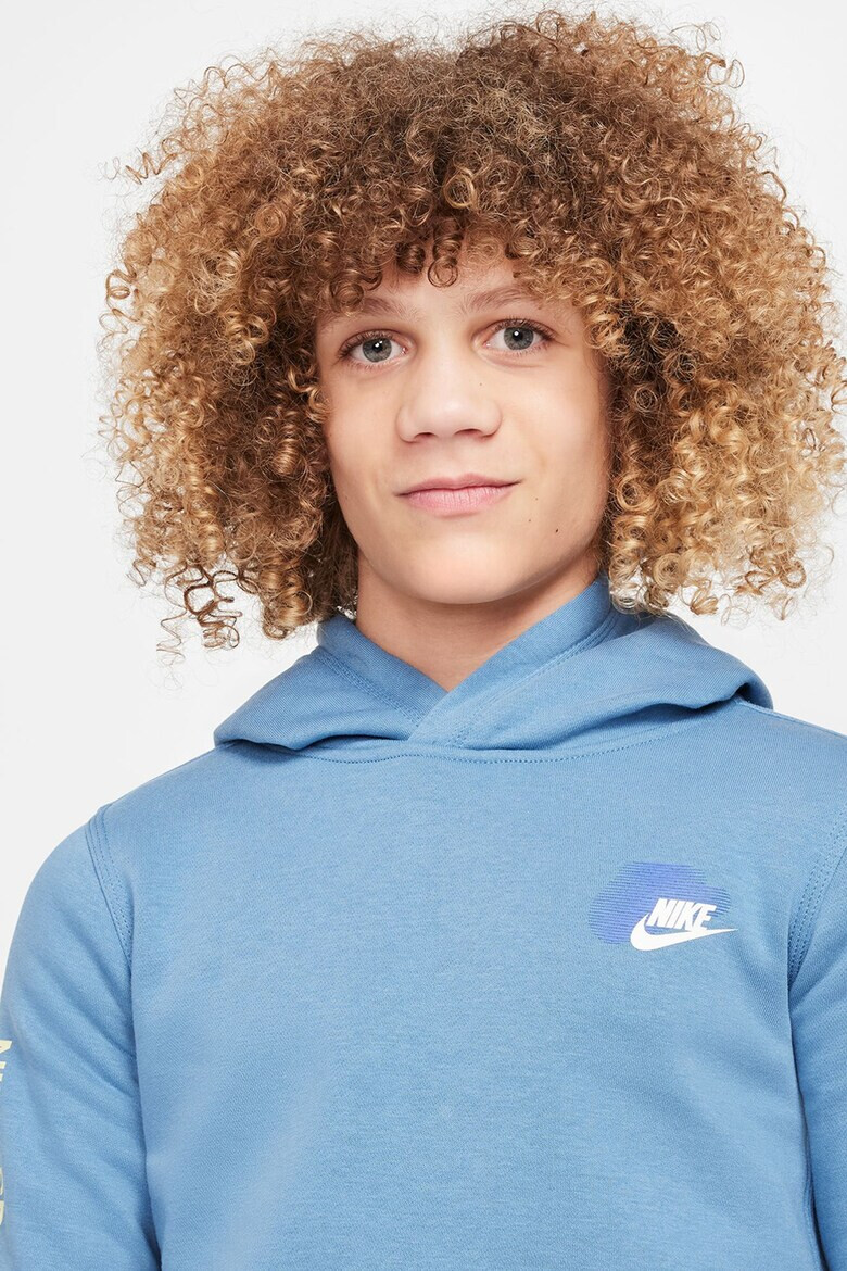Nike Худи с принт и джоб кенгуру - Pepit.bg