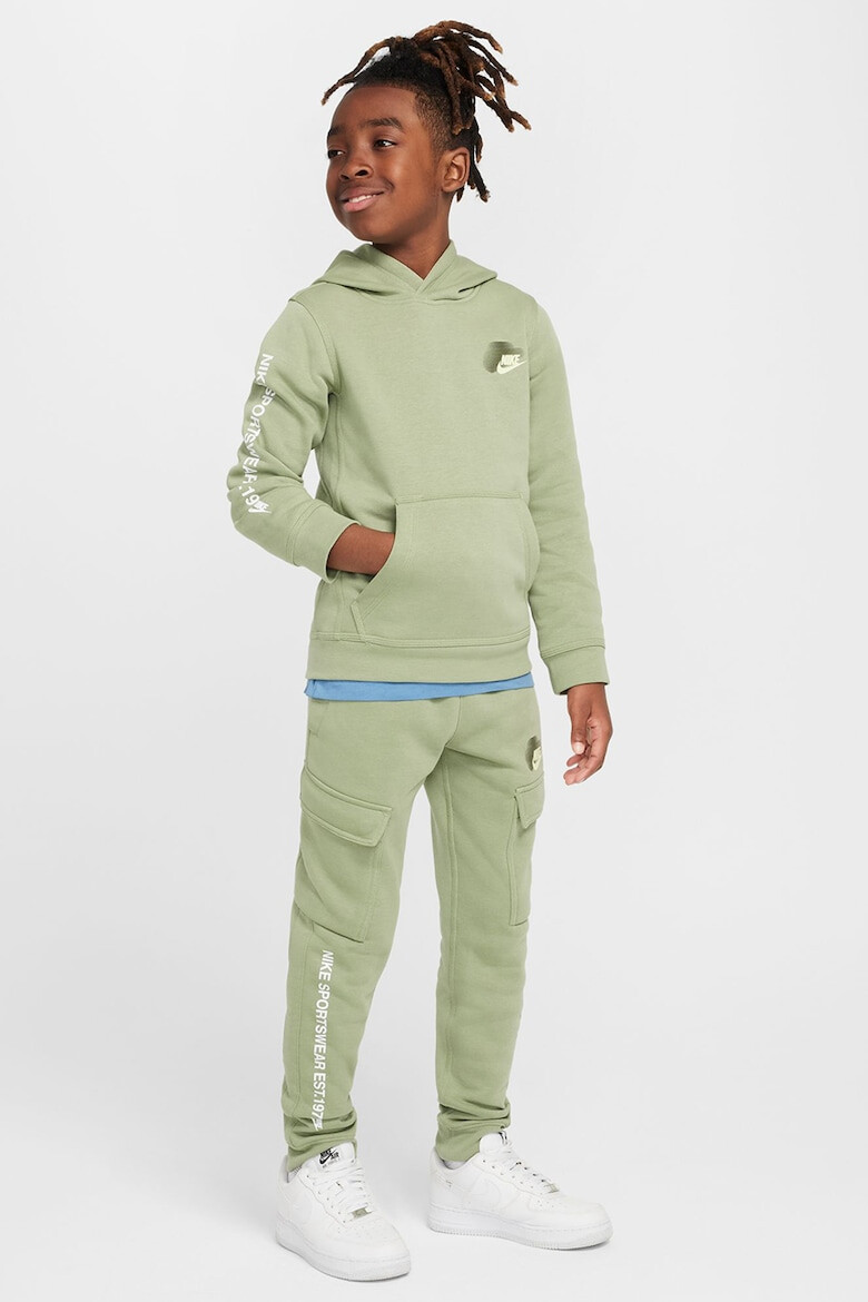 Nike Худи с принт и джоб кенгуру - Pepit.bg