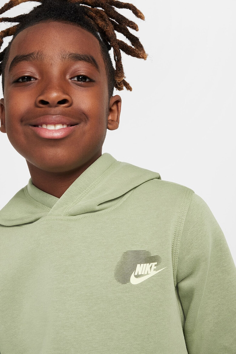 Nike Худи с принт и джоб кенгуру - Pepit.bg
