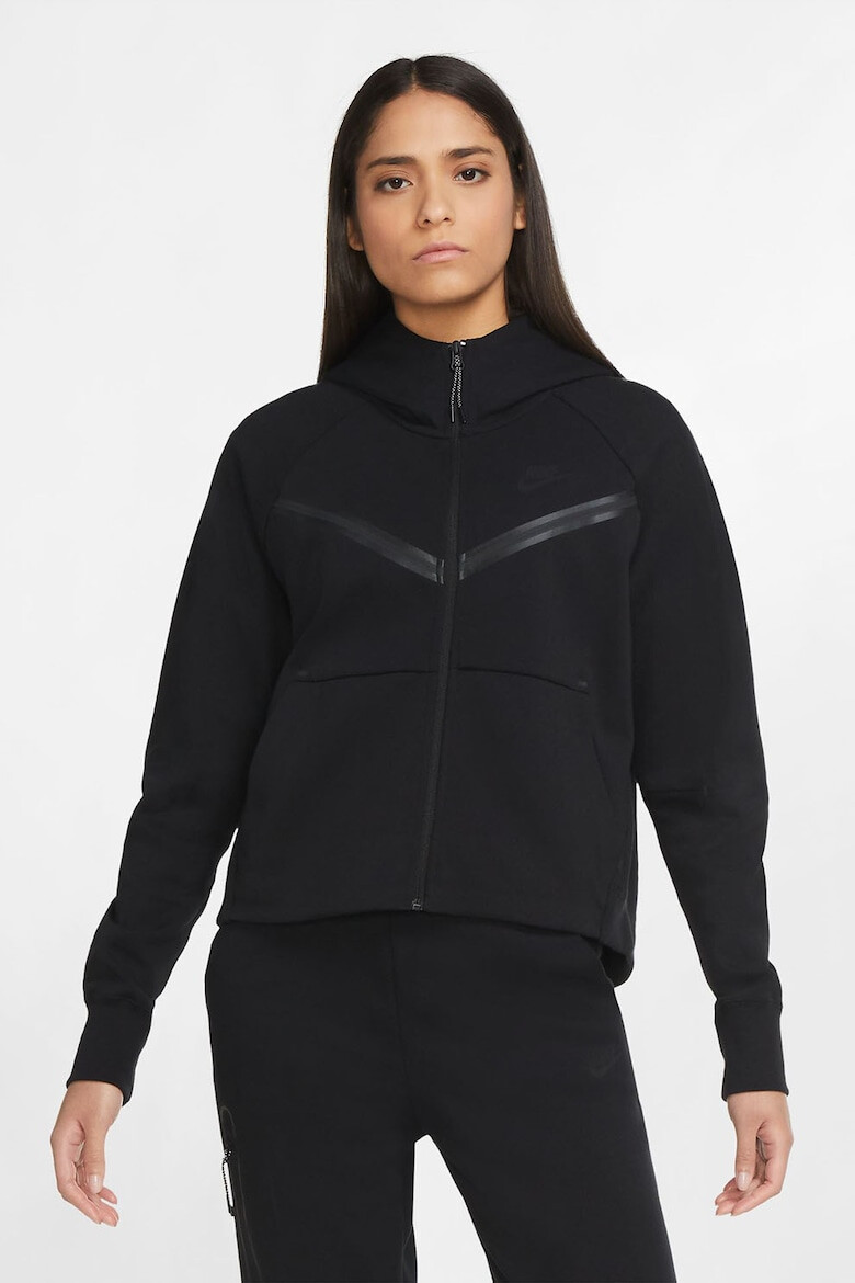 Nike Худи с цип и джобове - Pepit.bg