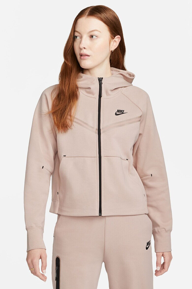 Nike Худи с цип и джобове - Pepit.bg