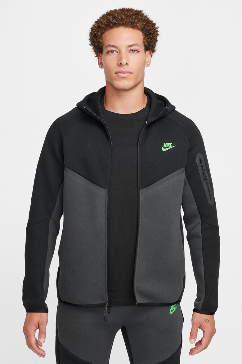 Nike Худи с цип и лого - Pepit.bg