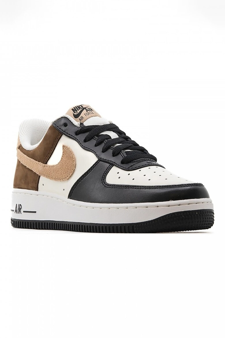 Nike Кожени спортни обувки Air Force 1 с велур - Pepit.bg