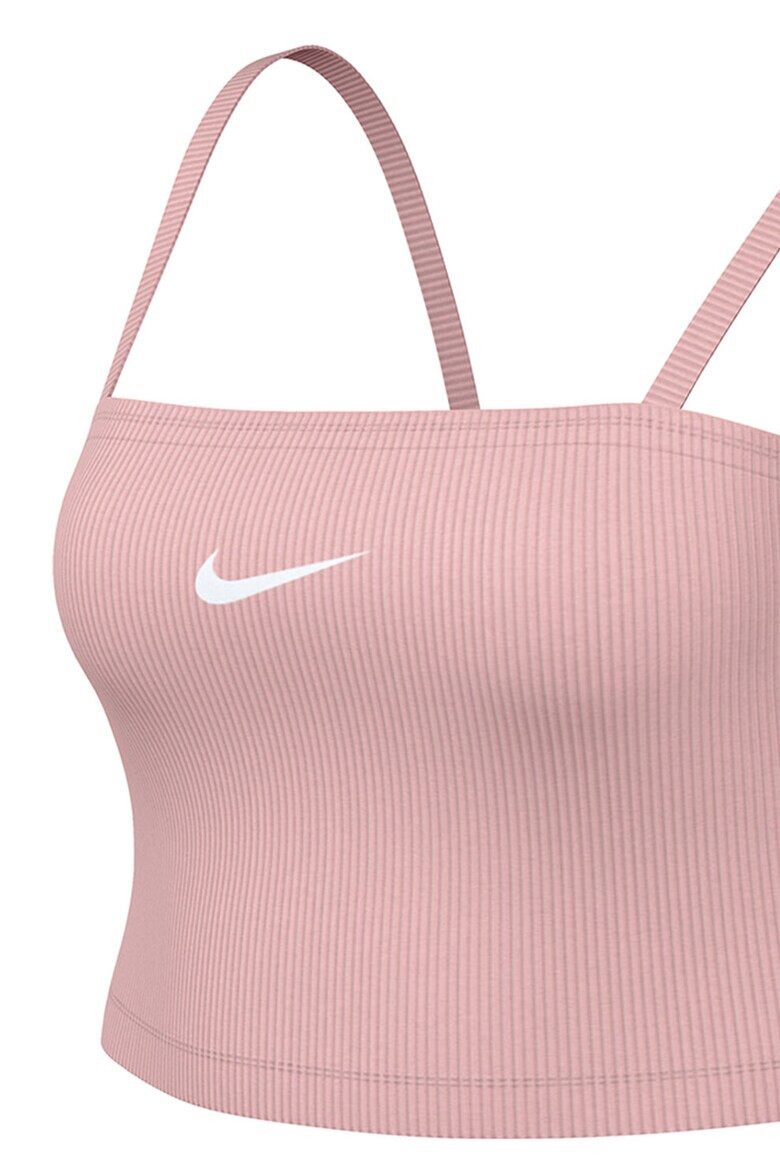 Nike Къс топ Essentials с квадратно деколте - Pepit.bg