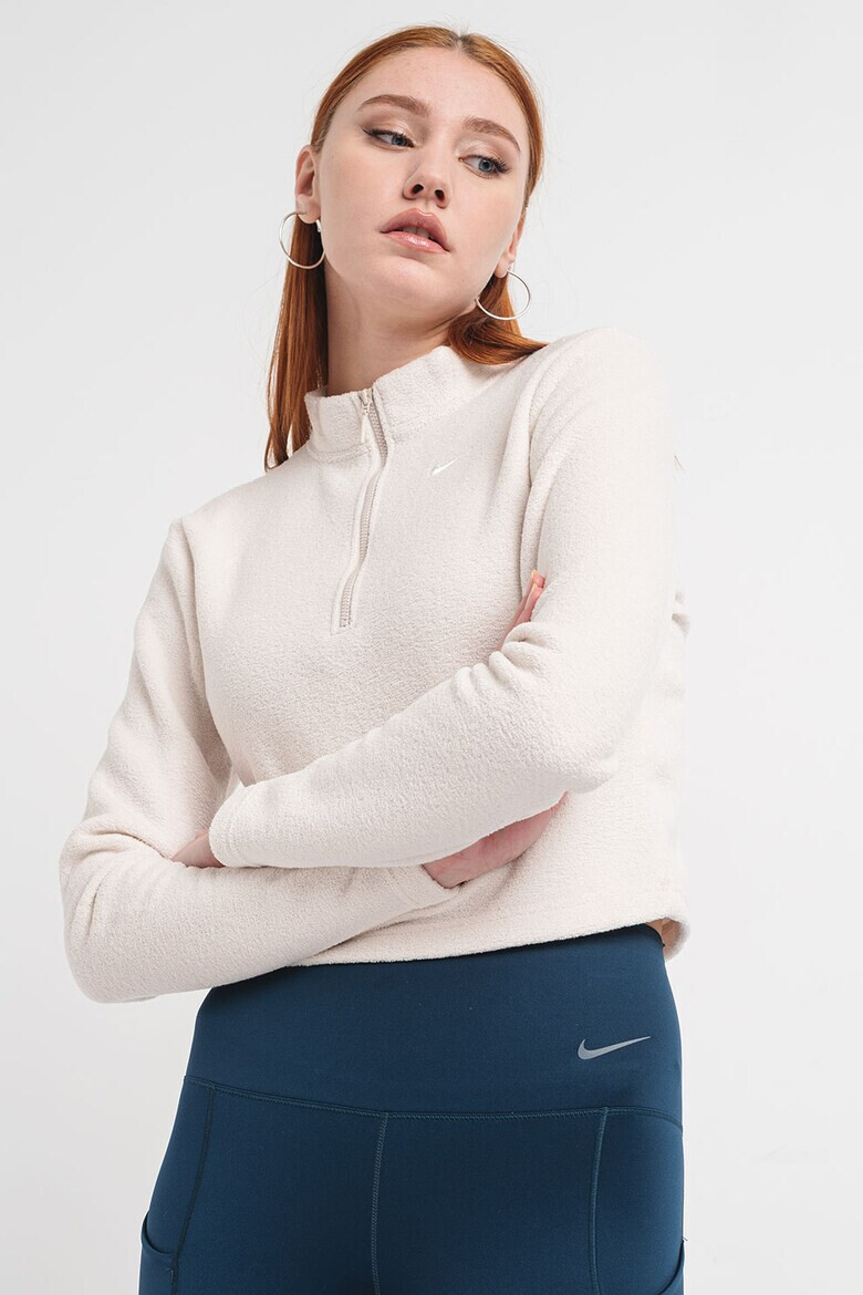 Nike Къс суитшърт с къс цип - Pepit.bg