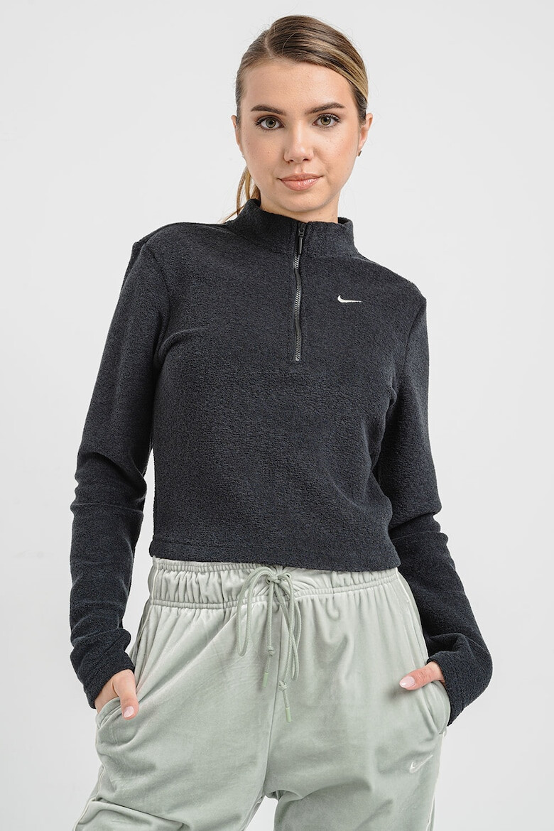 Nike Къс суитшърт с къс цип - Pepit.bg