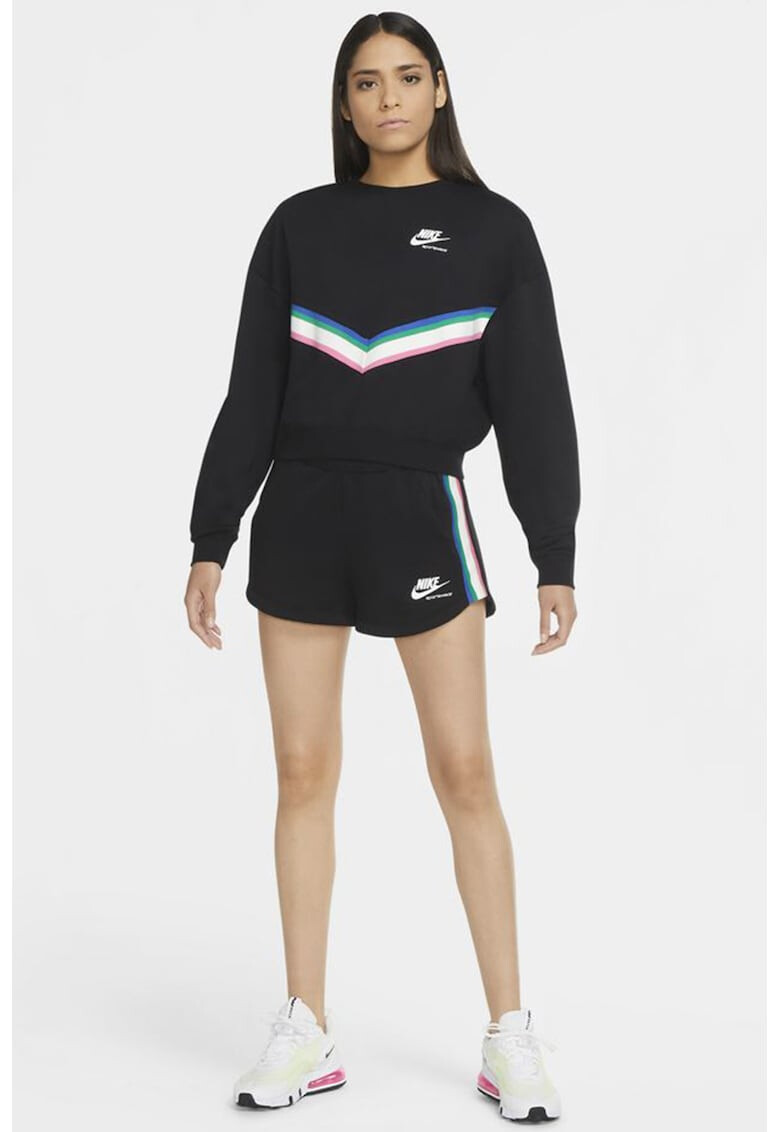 Nike Къс суитшърт с овално деколте - Pepit.bg