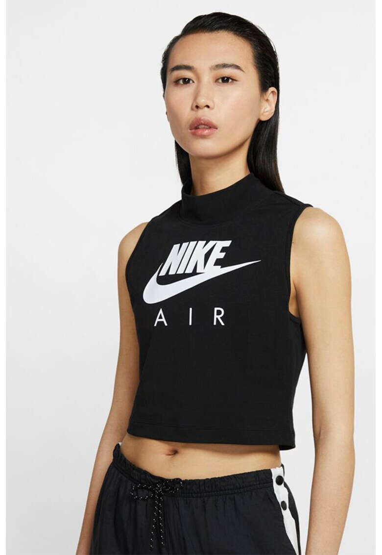 Nike Къс топ Air с лого - Pepit.bg