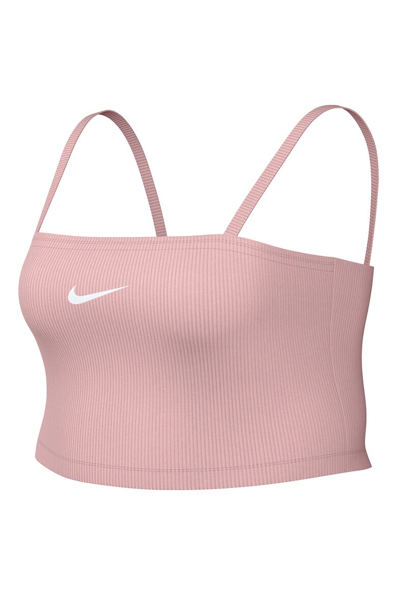 Nike Къс топ Essentials с квадратно деколте - Pepit.bg