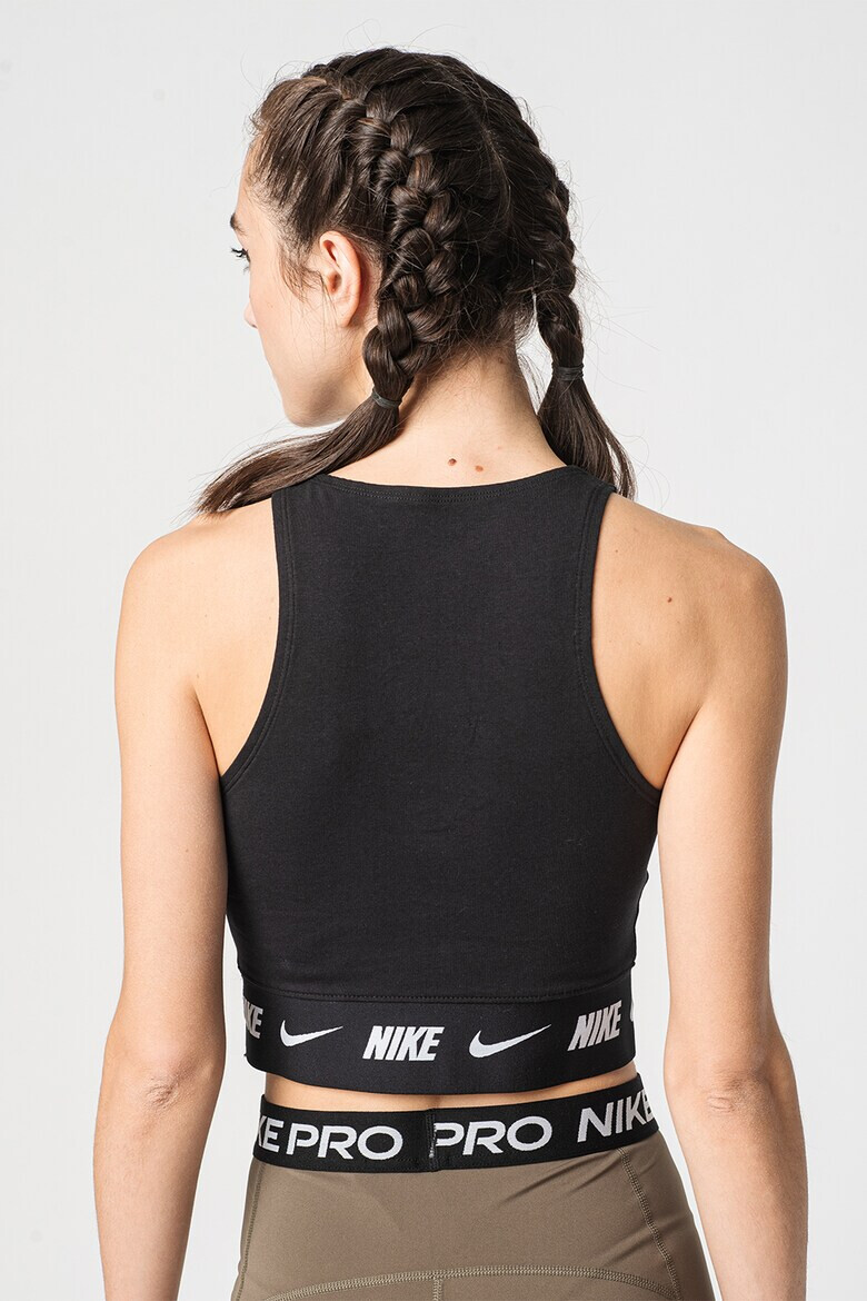 Nike Къс топ Sportswear с лого - Pepit.bg