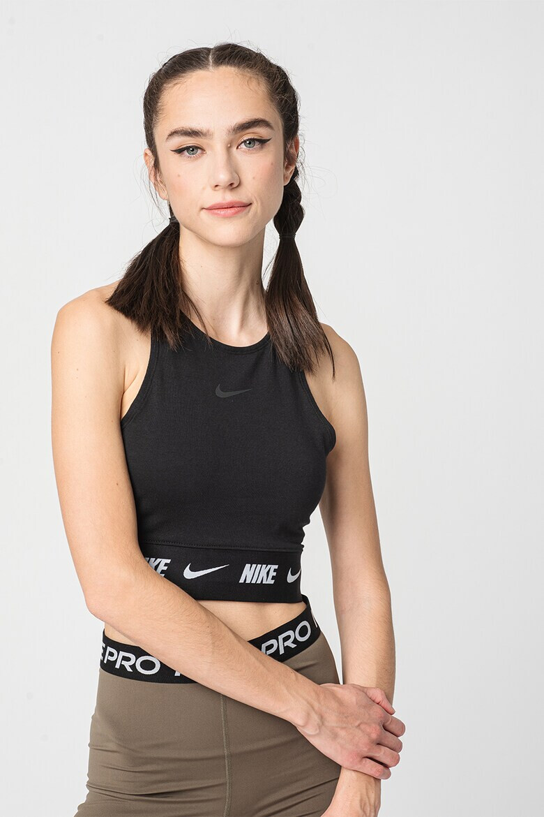 Nike Къс топ Sportswear с лого - Pepit.bg