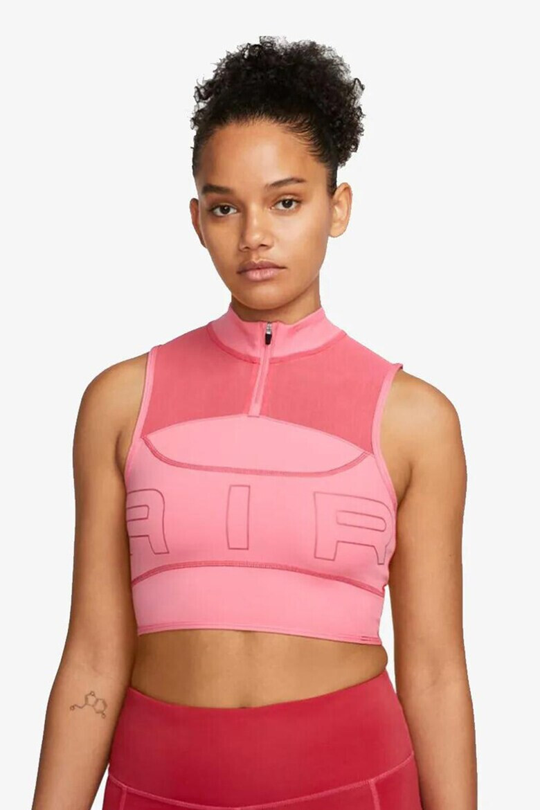 Nike Къс топ за бягане с Dri-Fit - Pepit.bg