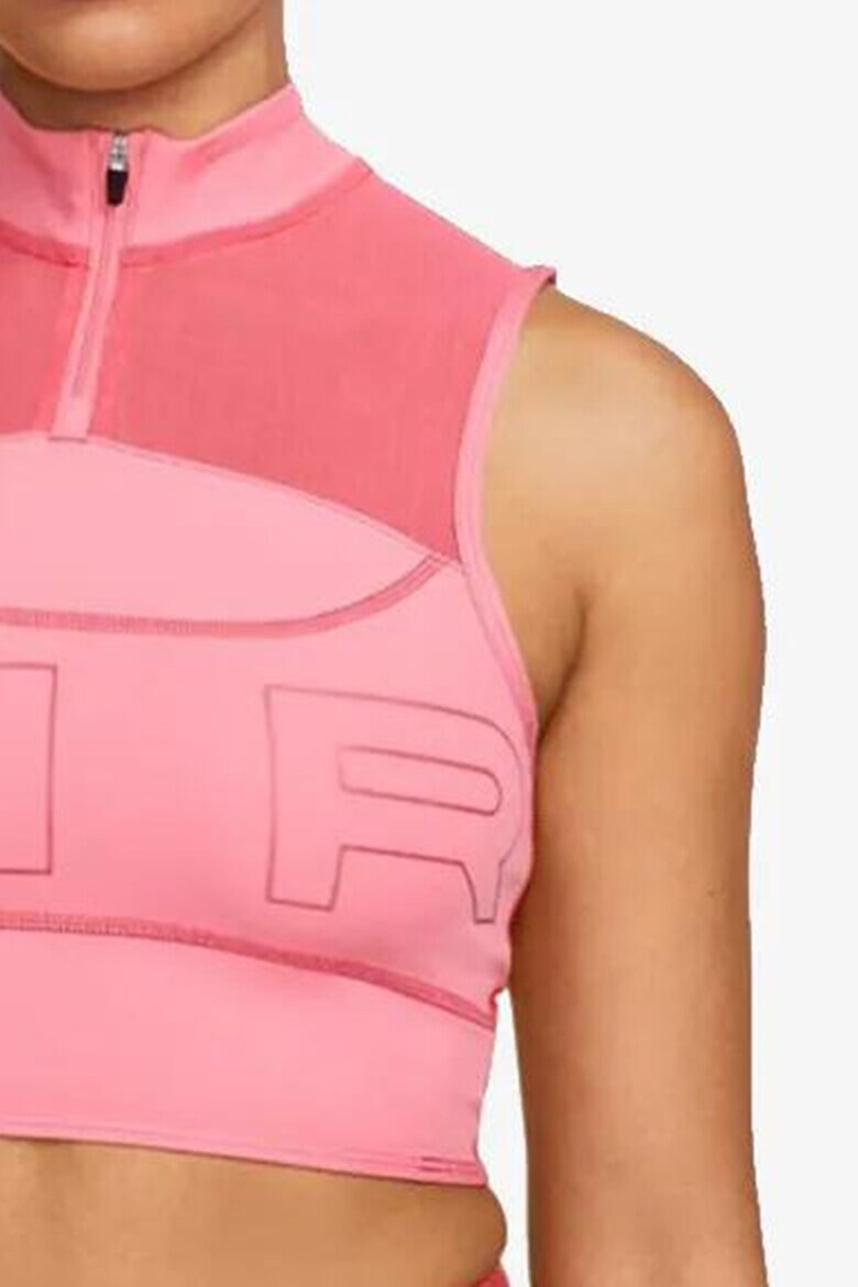 Nike Къс топ за бягане с Dri-Fit - Pepit.bg