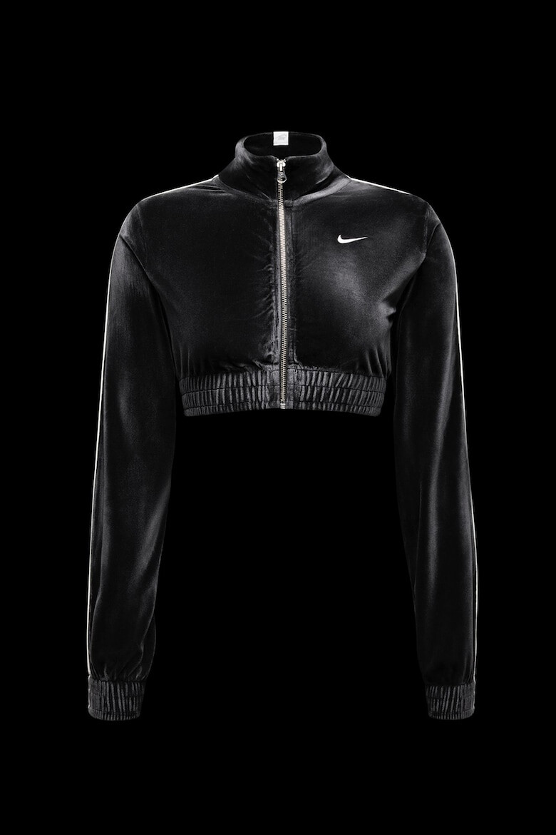 Nike Къса блуза с цип - Pepit.bg