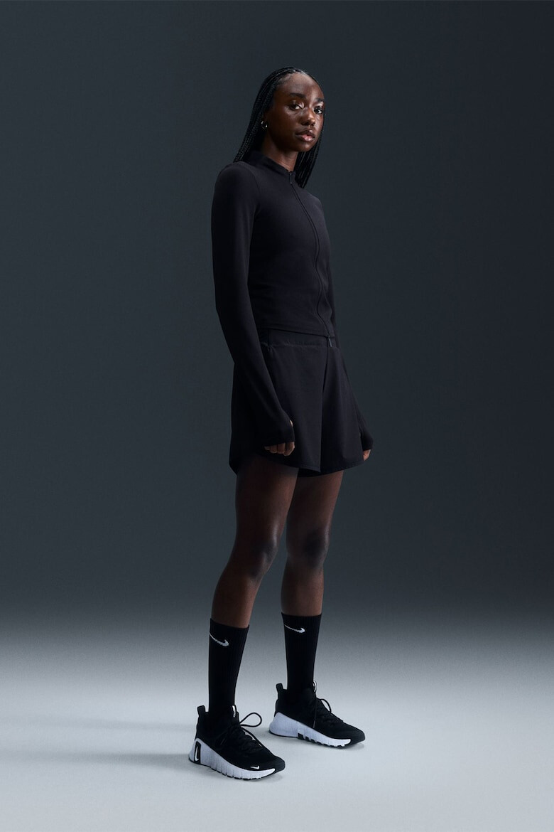 Nike Къса блуза Zenvy с Dri-FIT - Черен - Pepit.bg