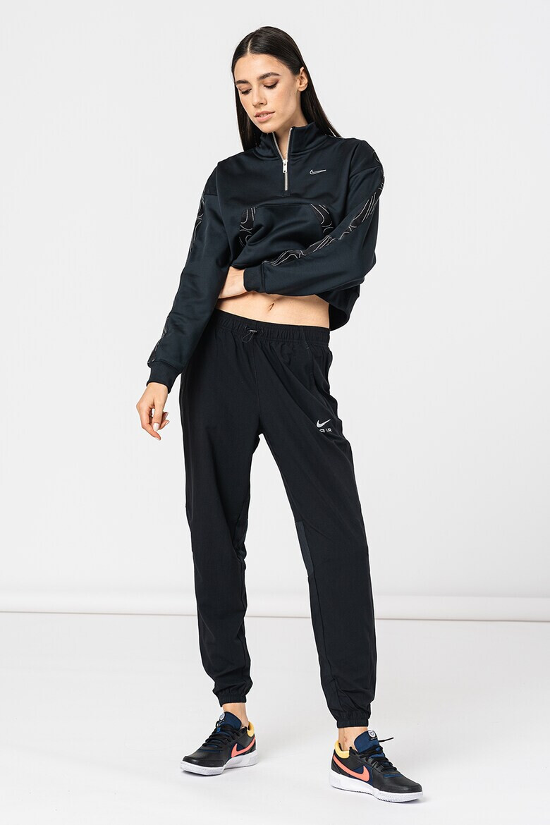 Nike Къса фитнес блуза Therma-FIT с къс цип - Pepit.bg