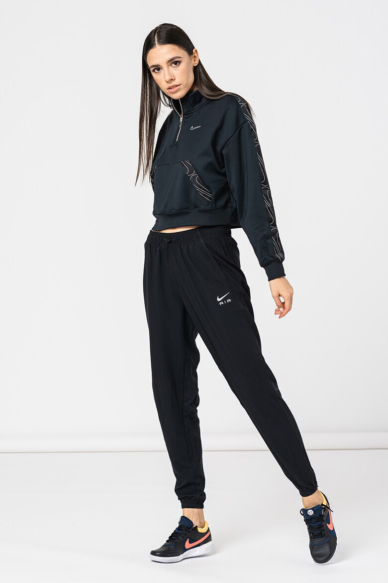 Nike Къса фитнес блуза Therma-FIT с къс цип - Pepit.bg