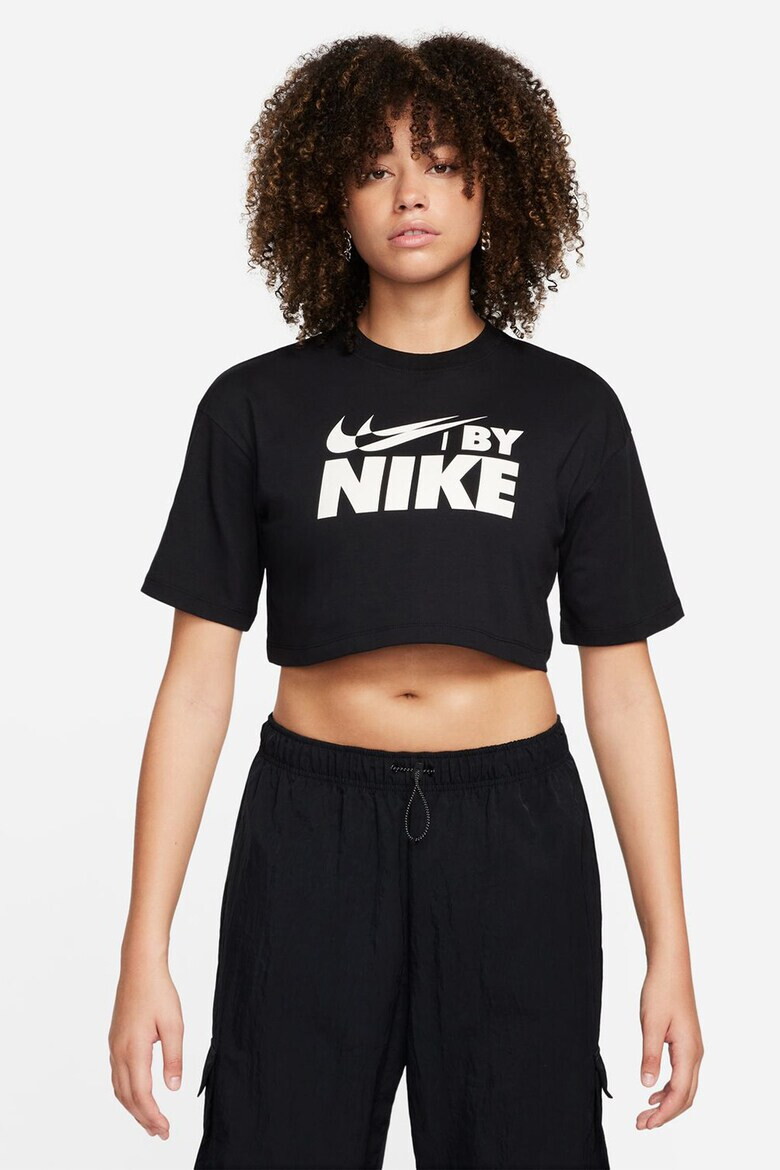Nike Къса памучна тениска - Pepit.bg