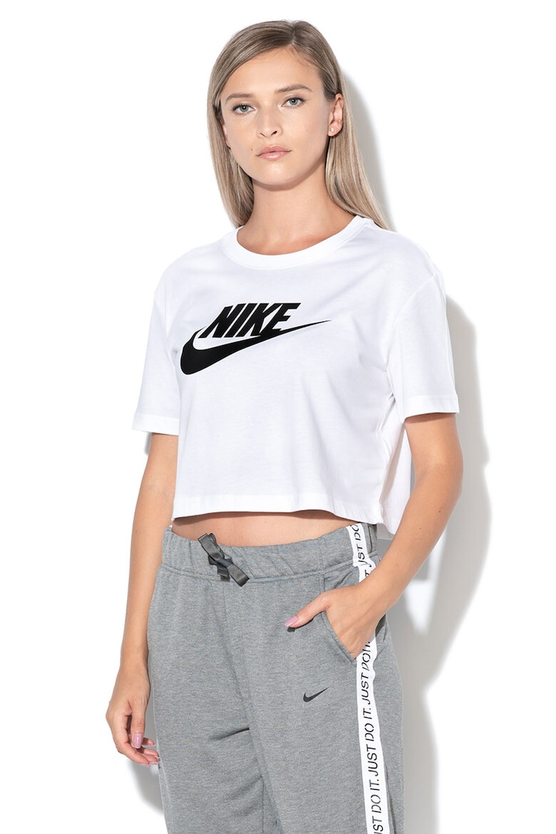 Nike Къса голяма тениска Essentials с лого - Pepit.bg