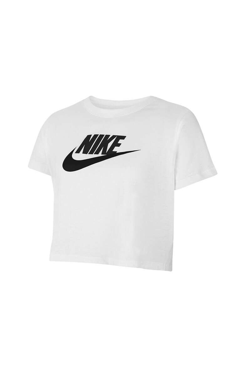 Nike Къса памучна тениска с лого - Pepit.bg