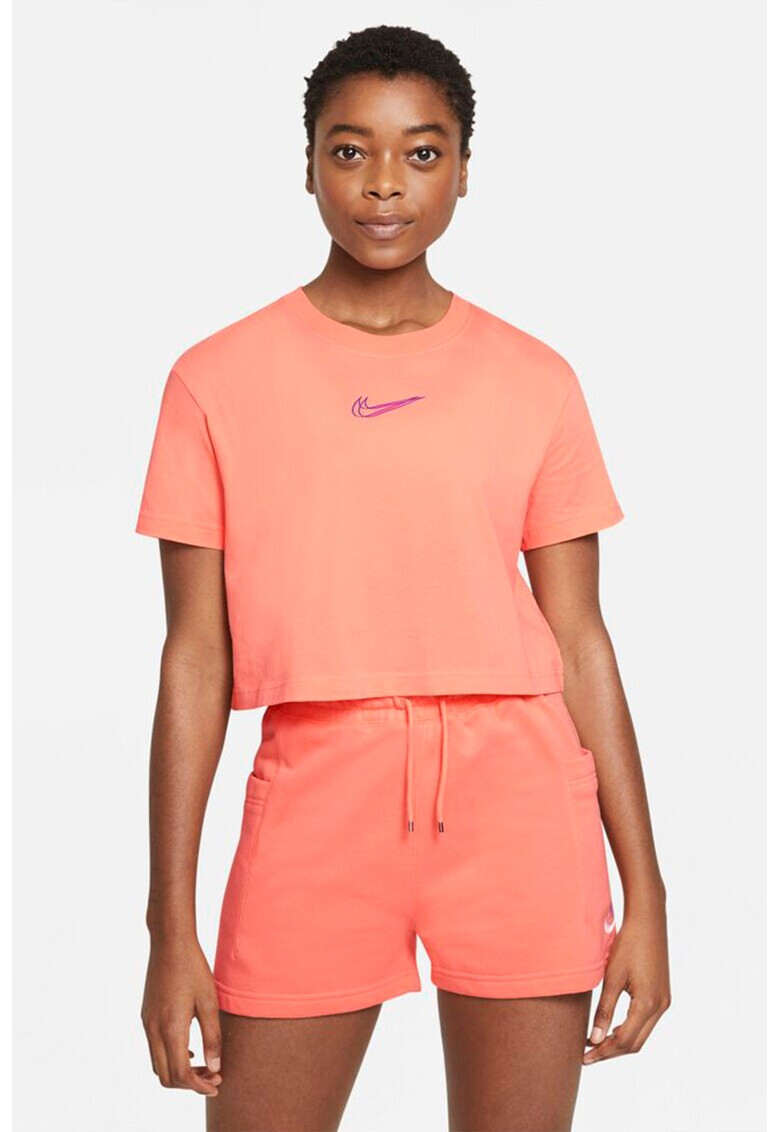 Nike Къса тениска с лого - Pepit.bg