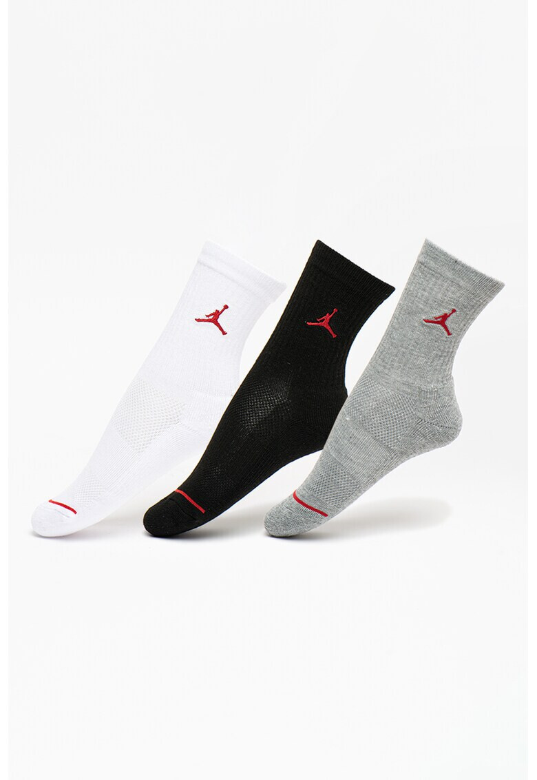 Nike Къси чорапи Jordan Jumpman с лого- 3 чифта - Pepit.bg