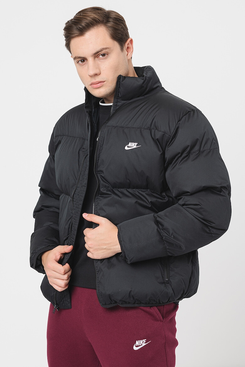 Nike Непромокаемо подплатено зимно яке - Черен - Pepit.bg