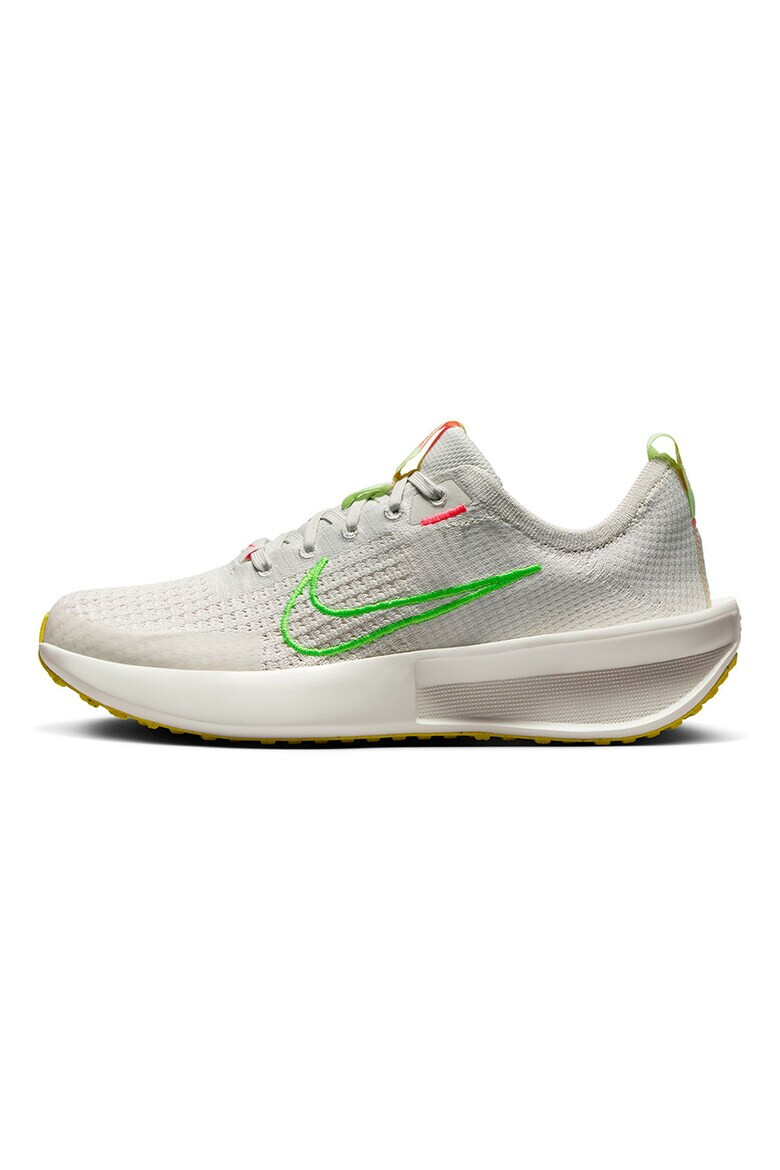 Nike Обувки Interact Interact Road за бягане - Светло сив/Лайм зелено - Pepit.bg