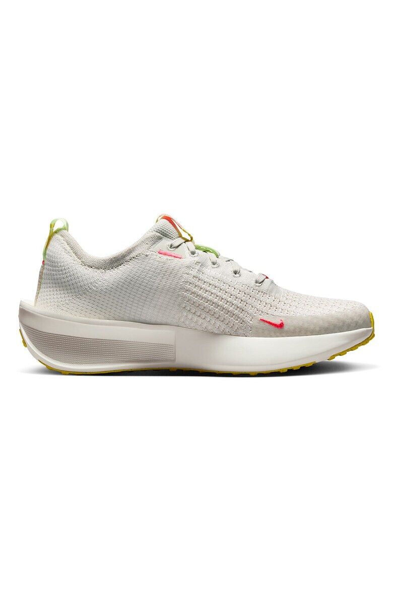 Nike Обувки Interact Interact Road за бягане - Светло сив/Лайм зелено - Pepit.bg