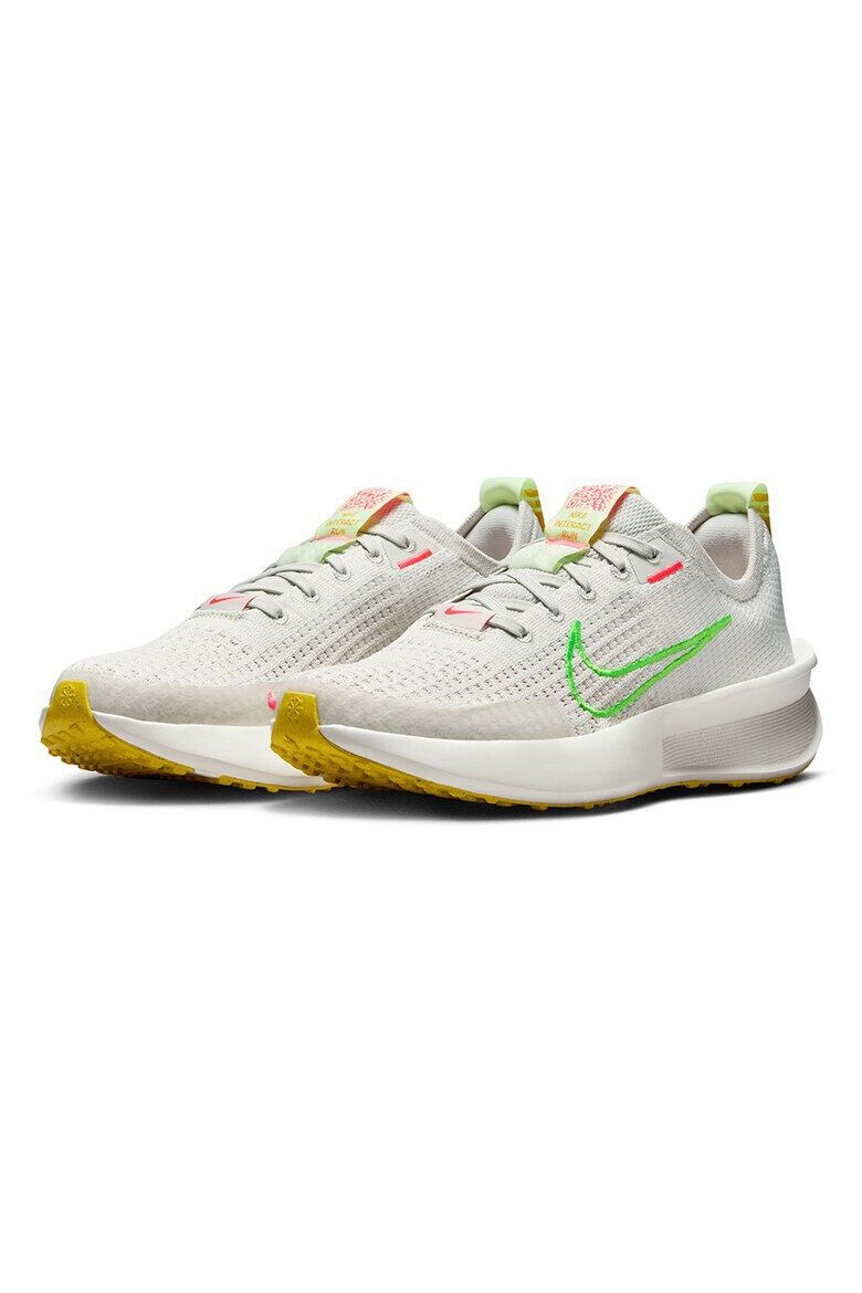 Nike Обувки Interact Interact Road за бягане - Светло сив/Лайм зелено - Pepit.bg