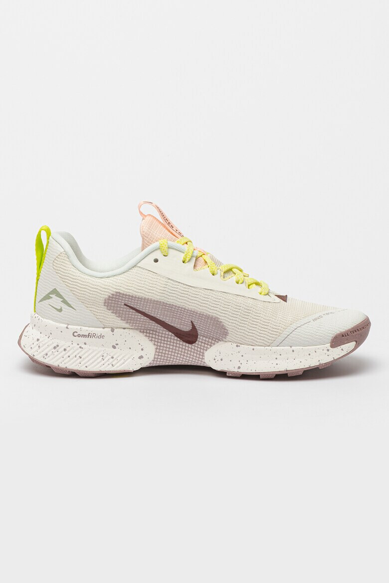 Nike Обувки Juniper Trail 3 за бягане - Слонова кост/Бледовиолетов - Pepit.bg