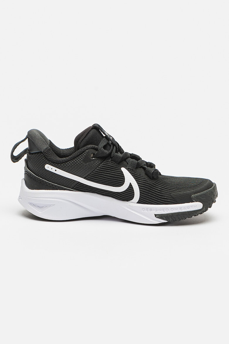 Nike Обувки Star Runner 4 за бягане - Бял/Черен - Pepit.bg