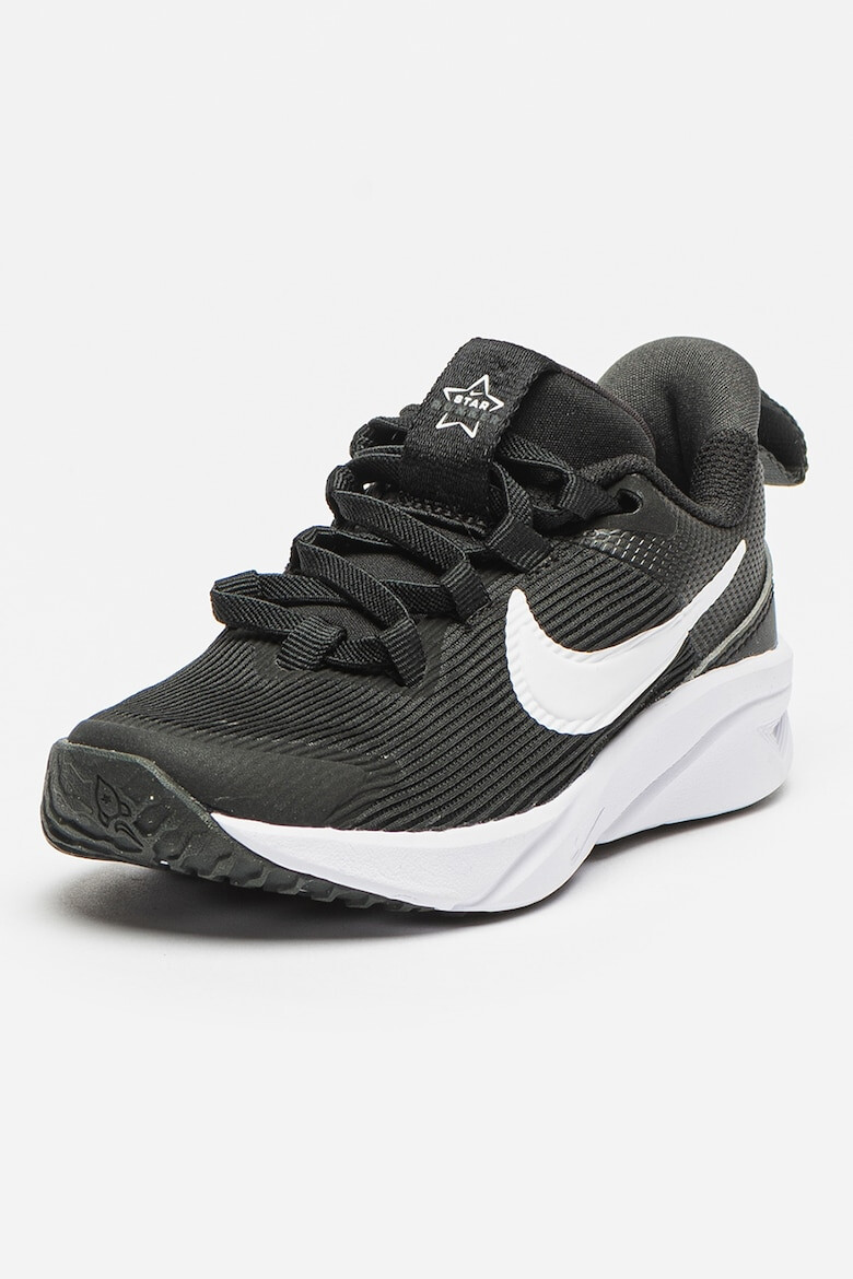 Nike Обувки Star Runner 4 за бягане - Бял/Черен - Pepit.bg
