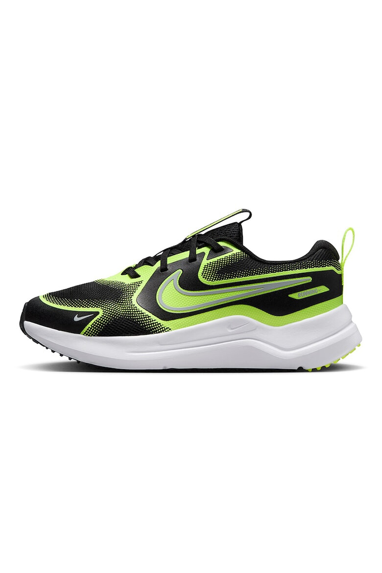 Nike Обувки за бягане Cosmic - Черен/Неоново зелено - Pepit.bg